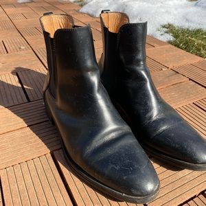 Leather Chelsea boot